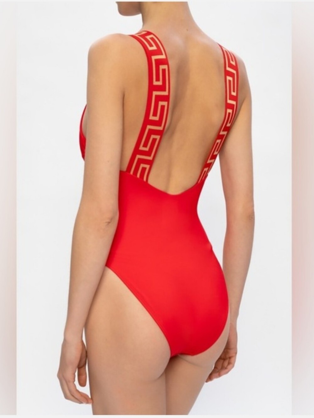Versace Greca Border One Piece Swimsuit - Picture 3 of 9